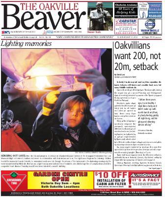 Oakville Beaver, 17 May 2012