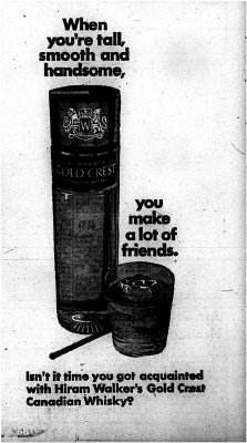 Canadian Whisky Advertisement