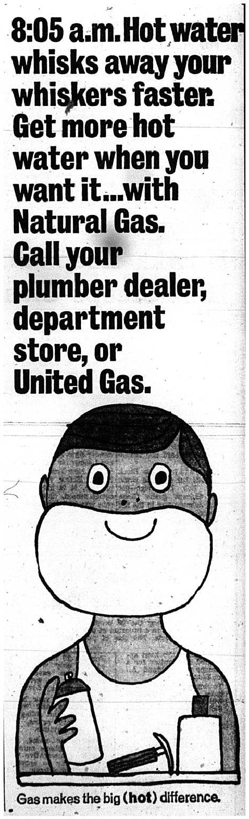 United Gas Advertisement, 1966