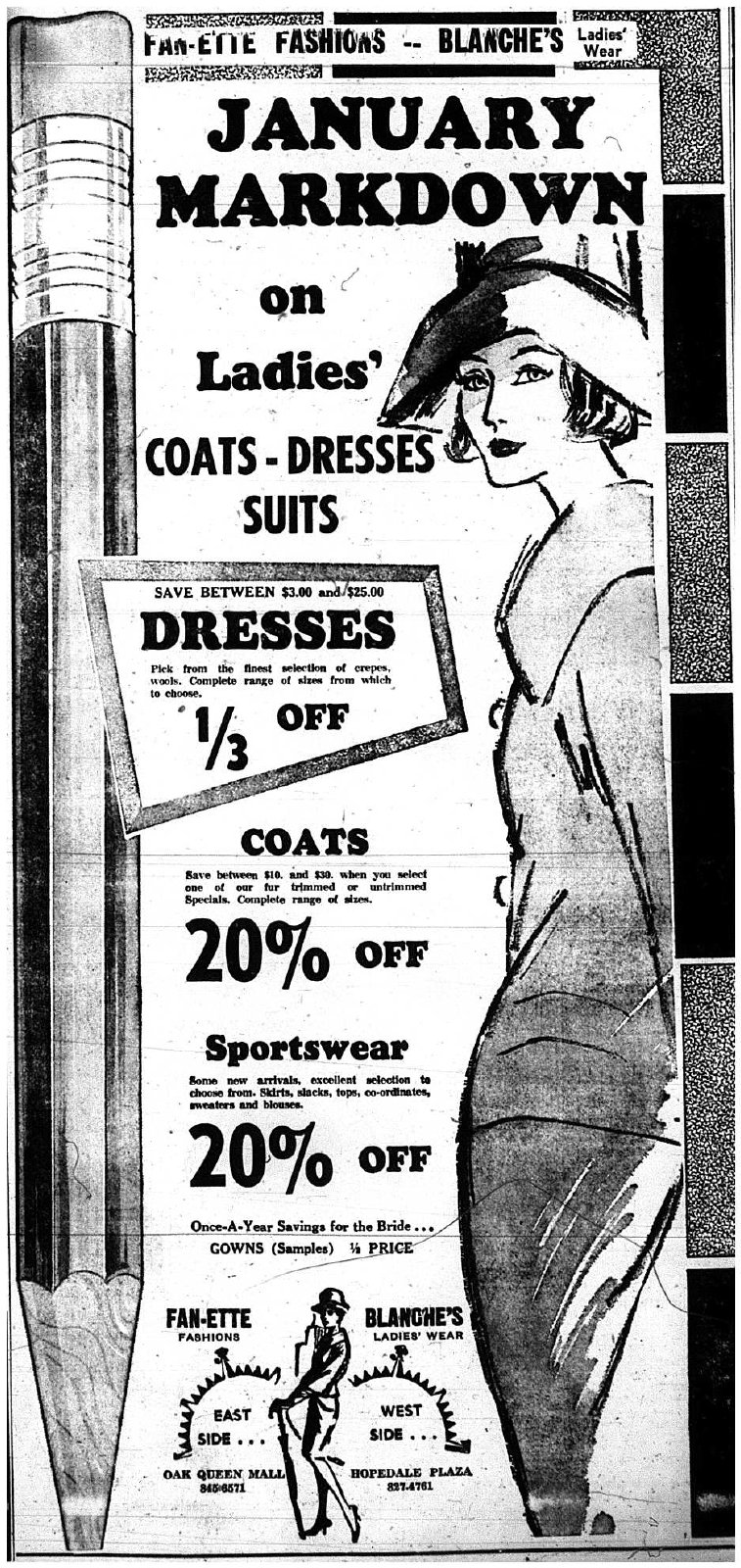 Fashion Advertisement, 1966