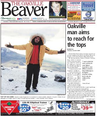 Oakville Beaver, 17 Jan 2013