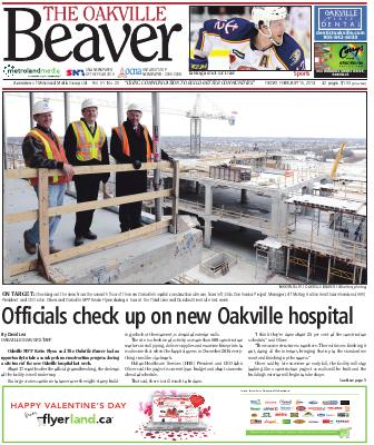 Oakville Beaver, 15 Feb 2013