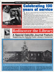 The Oakville Public Library, 1895, situated on the site of today's Central Library complex