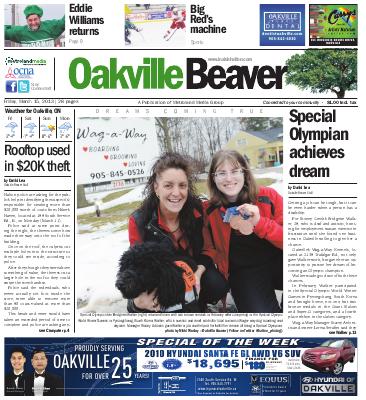 Oakville Beaver, 15 Mar 2013