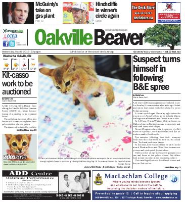 Oakville Beaver, 8 May 2013