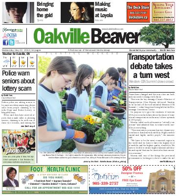 Oakville Beaver, 22 May 2013