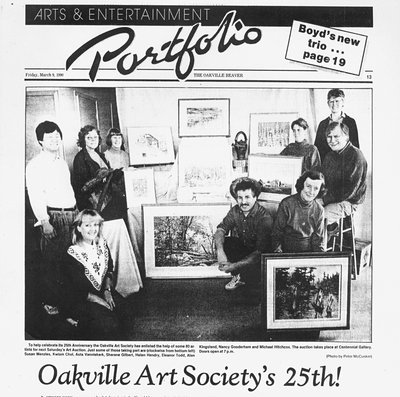 Arts & Entertainment Clipping: Oakville Art Society's 25th Anniversary
