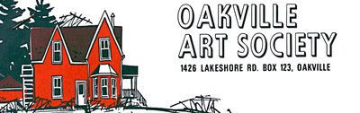 Oakville Art Society Logo (#2) "The Red House"