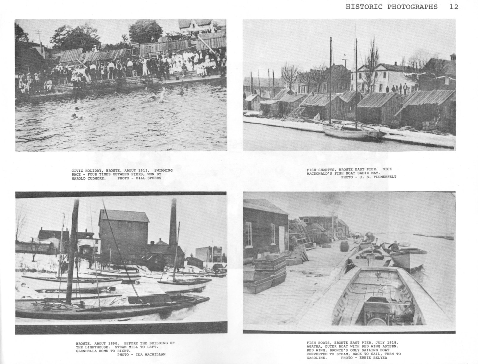 Historical Photographs of Bronte Harbour