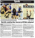 Oakville sending four teams to OFSAA volleyball