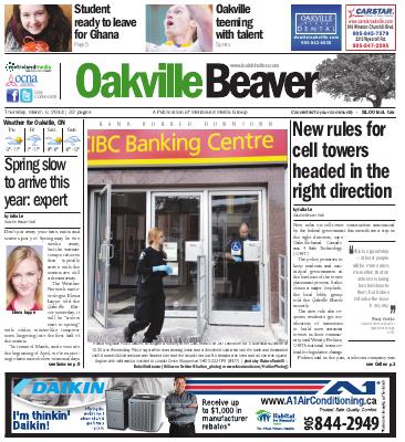 Oakville Beaver, 6 Mar 2014