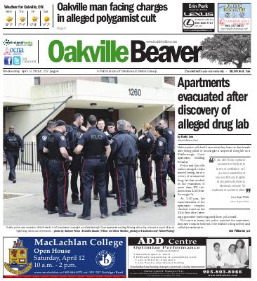 Oakville Beaver, 9 Apr 2014