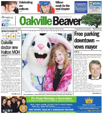 Oakville Beaver, 18 Apr 2014