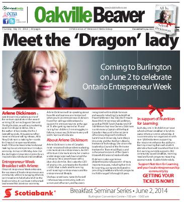 Oakville Beaver, 22 May 2014