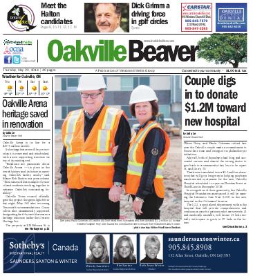 Oakville Beaver, 29 May 2014