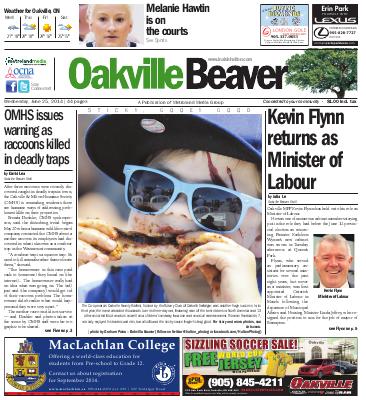 Oakville Beaver, 25 Jun 2014