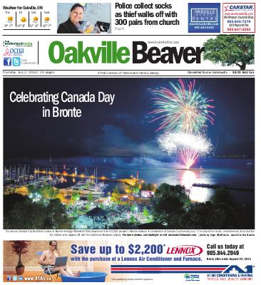 Oakville Beaver, 3 Jul 2014