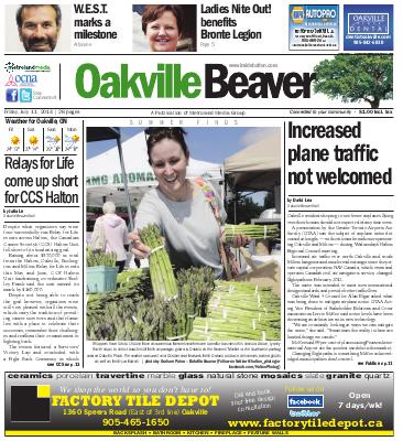 Oakville Beaver, 11 Jul 2014