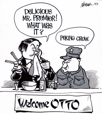 Steve Nease Editorial Cartoons: Welcome Otto