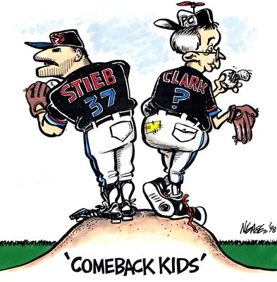 Steve Nease Editorial Cartoons: &quot;Comeback Kids&quot;