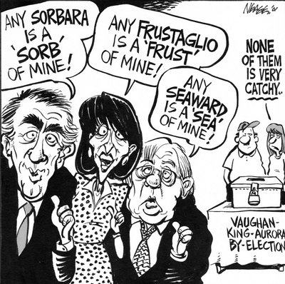 Steve Nease Editorial Cartoons: Vaughan By-Election