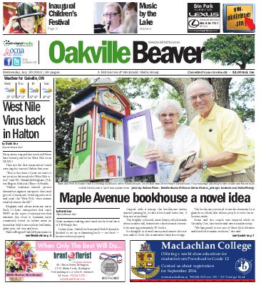 Oakville Beaver, 30 Jul 2014