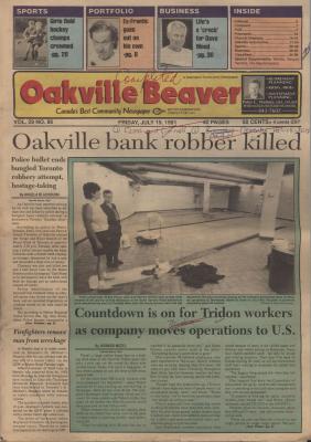 Oakville Beaver, 19 Jul 1991