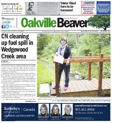 Oakville Beaver, 31 Jul 2014