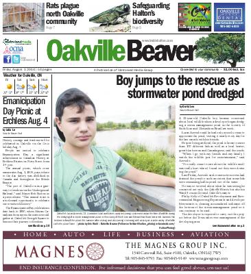 Oakville Beaver, 1 Aug 2014