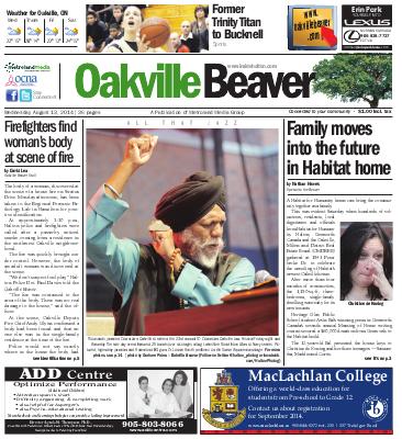 Oakville Beaver, 13 Aug 2014