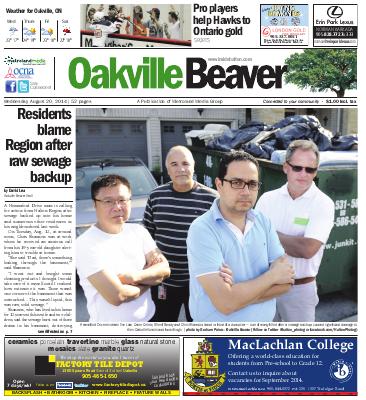 Oakville Beaver, 20 Aug 2014