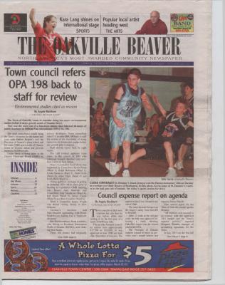 Oakville Beaver, 8 Mar 2002