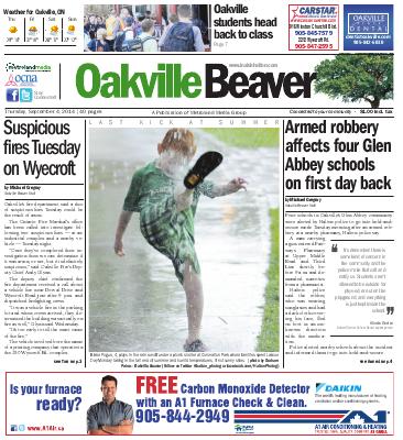 Oakville Beaver, 4 Sep 2014