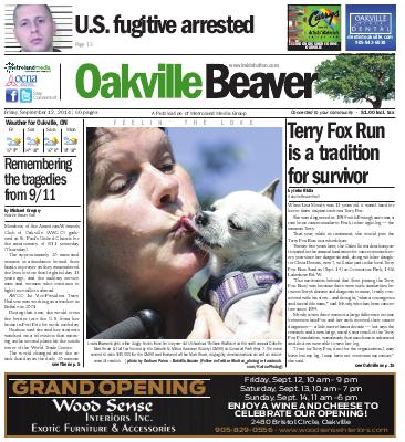 Oakville Beaver, 12 Sep 2014