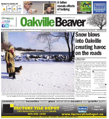 Oakville Beaver, 21 Nov 2014