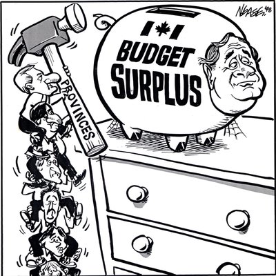 Steve Nease Editorial Cartoons: Budget Surplus