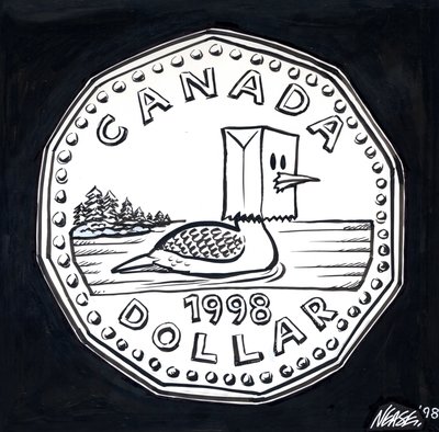 Steve Nease Editorial Cartoons: Canadian Dollar