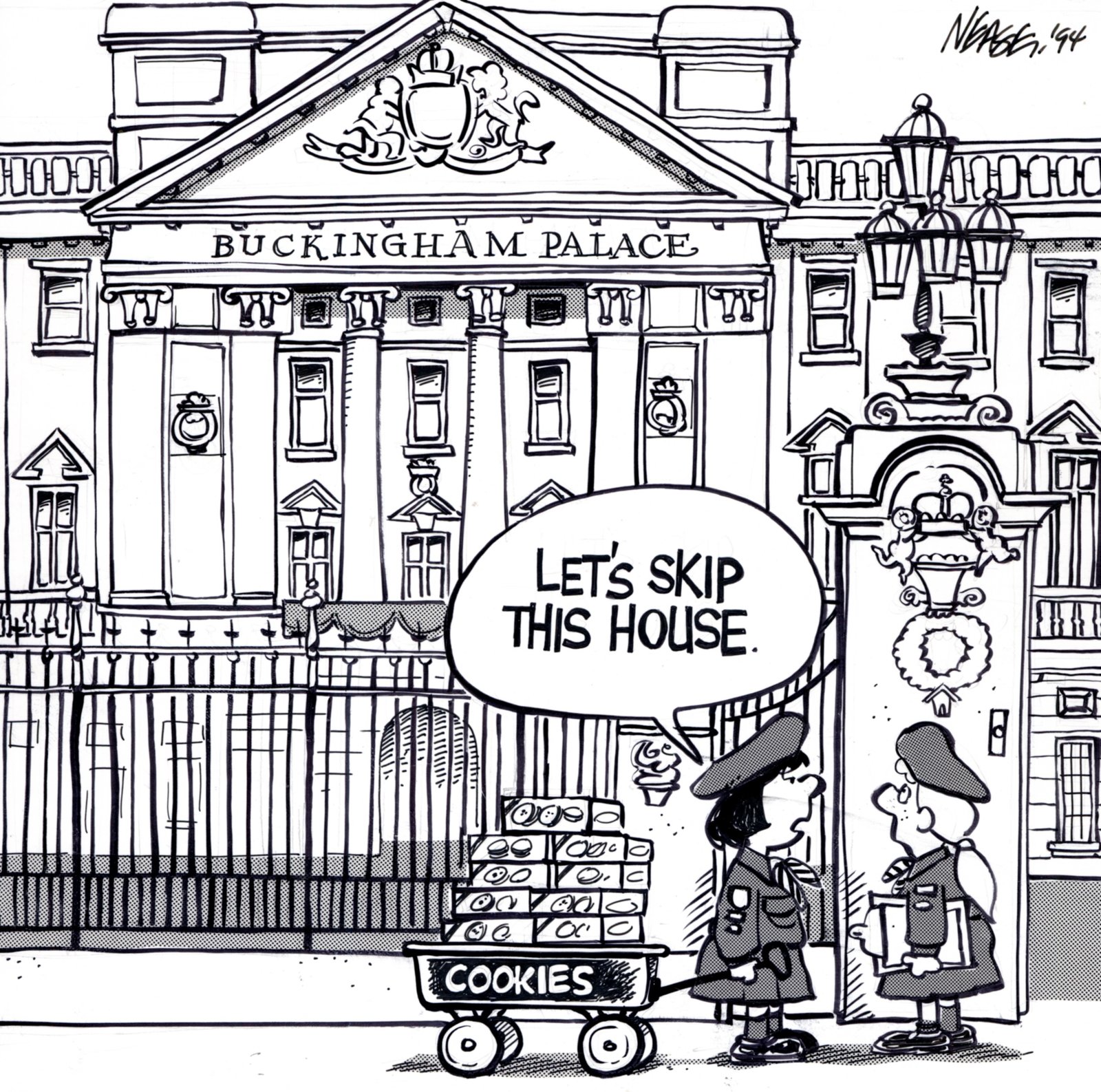 Buckingham Palace Cartoon Images : It is located in the heart of london
