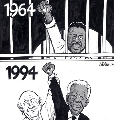 Steve Nease Editorial Cartoons: Nelson Mandela