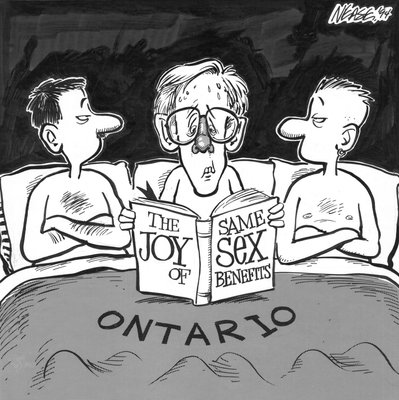 Steve Nease Editorial Cartoons: Same Sex Benefits Ontario