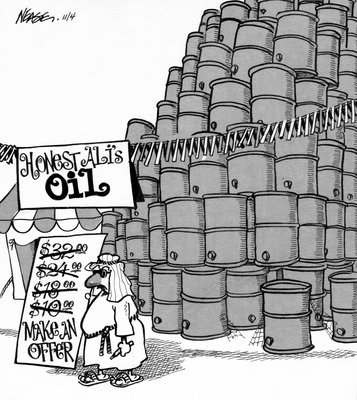 Steve Nease Editorial Cartoons: Honest Ali's Oil