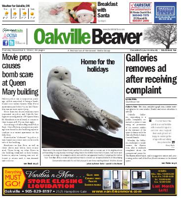 Oakville Beaver, 4 Dec 2014