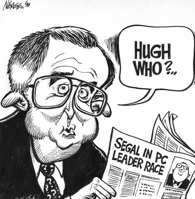 Steve Nease Editorial Cartoons: Hugh Segal in PC Leader Race