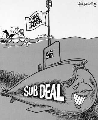 Steve Nease Editorial Cartoons: Submarine Acquisition Project