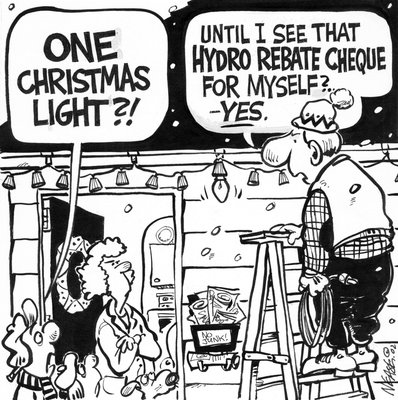 Steve Nease Editorial Cartoons: One Christmas Light?