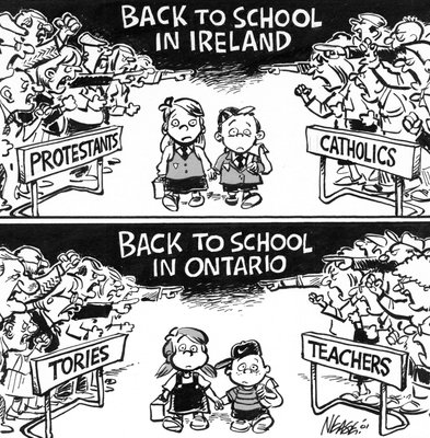 Steve Nease Editorial Cartoons: Back to School in Ontario