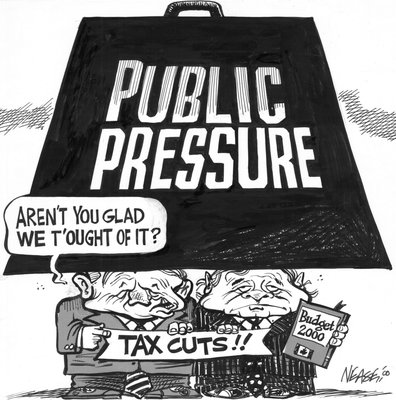 Steve Nease Editorial Cartoons: Public Pressure