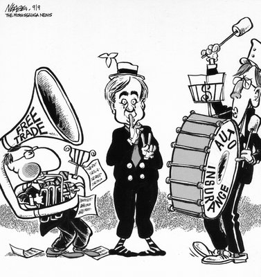 Steve Nease Editorial Cartoons: Free Trade Noise