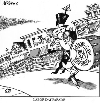 Steve Nease Editorial Cartoons: Labour Day Parade