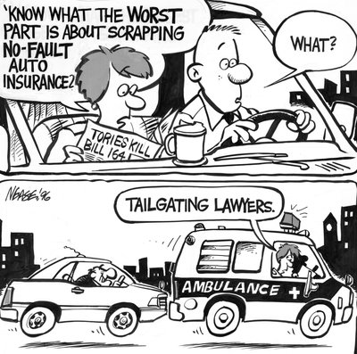 Steve Nease Editorial Cartoons:Tailgating Lawyers